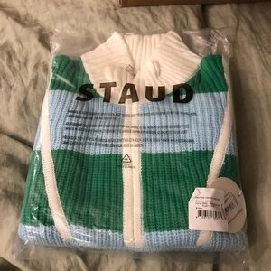 Staud Cropped Hampton Sweater